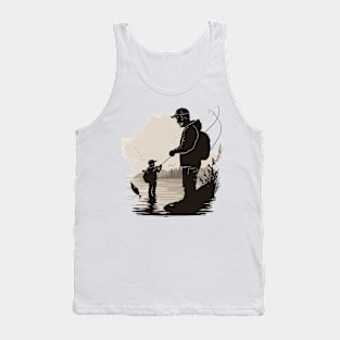 Fishing daddy t-shirt and Accessories gifts ideas for fishing lovers Tank Top